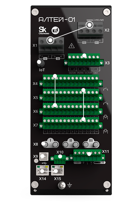 Задняя панель