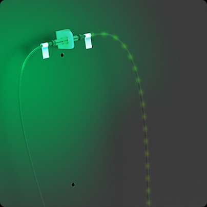 Контроль по всей длине датчика