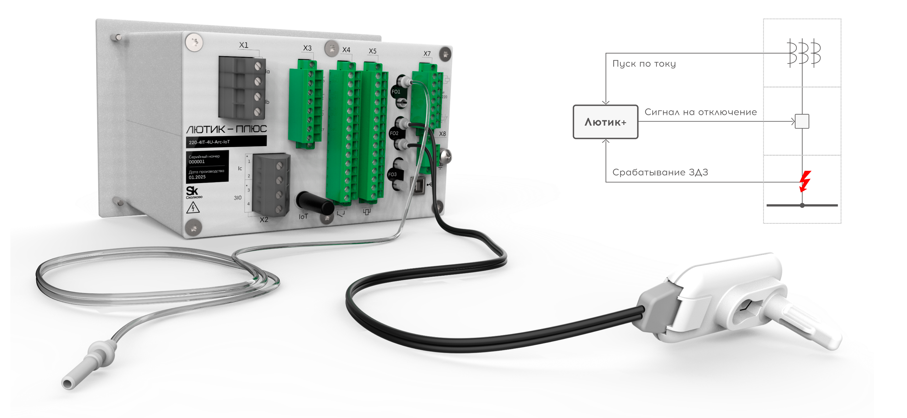 Оптическая дуговая защита